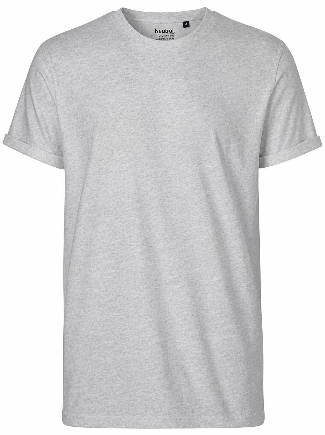 Neutral Rundhalsshirt Herren Roll Up Sleeve T-Shirt / 100% Fairtrade Baumwolle. € 22,80, (€ 22,80 pro 1 Stk).