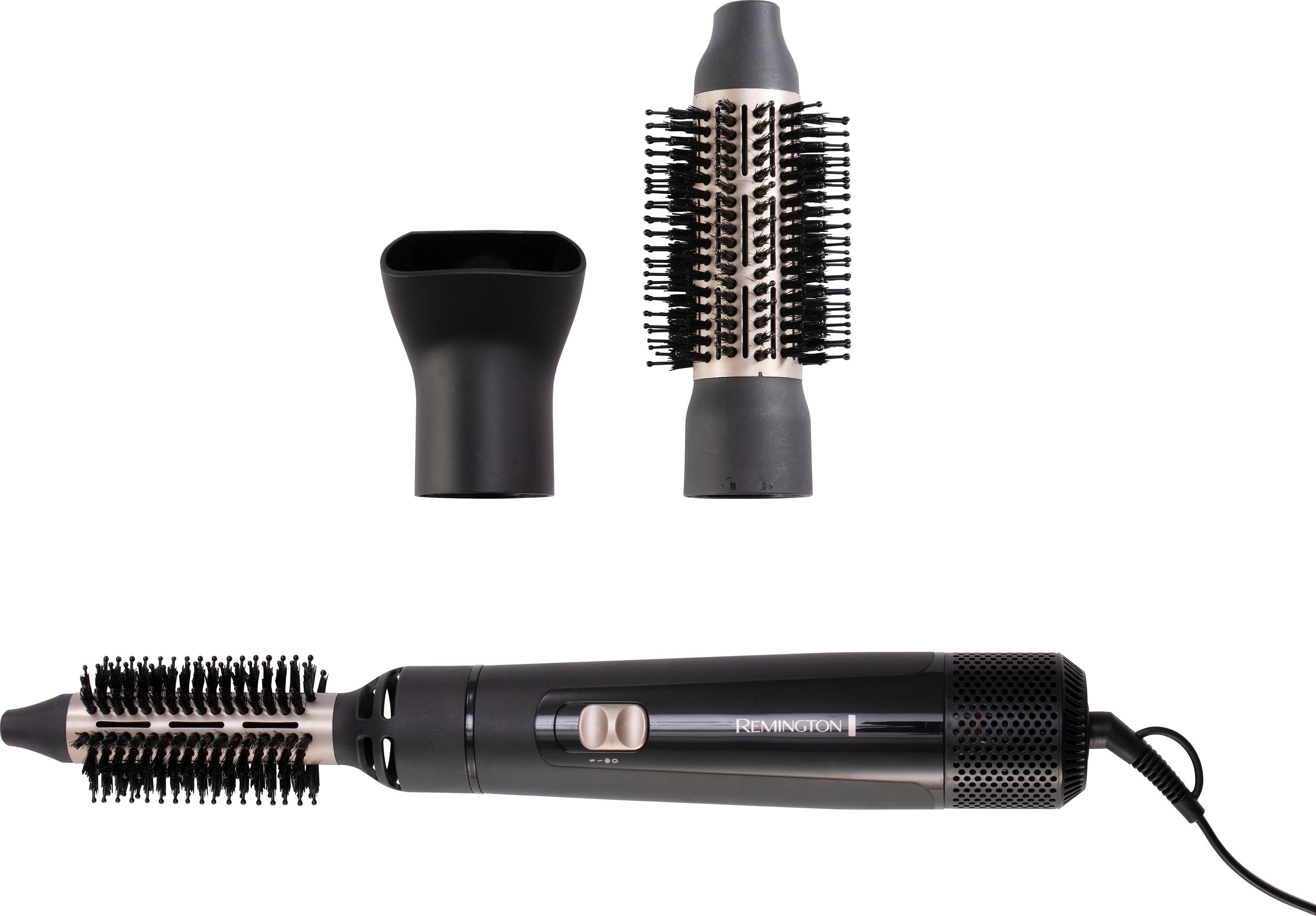 Remington Warmluftbürste Blow Dry / kurze-mittellange 800 Style Haare Watt für AS7300, Rund-& Lockenbürste) & (Airstyler