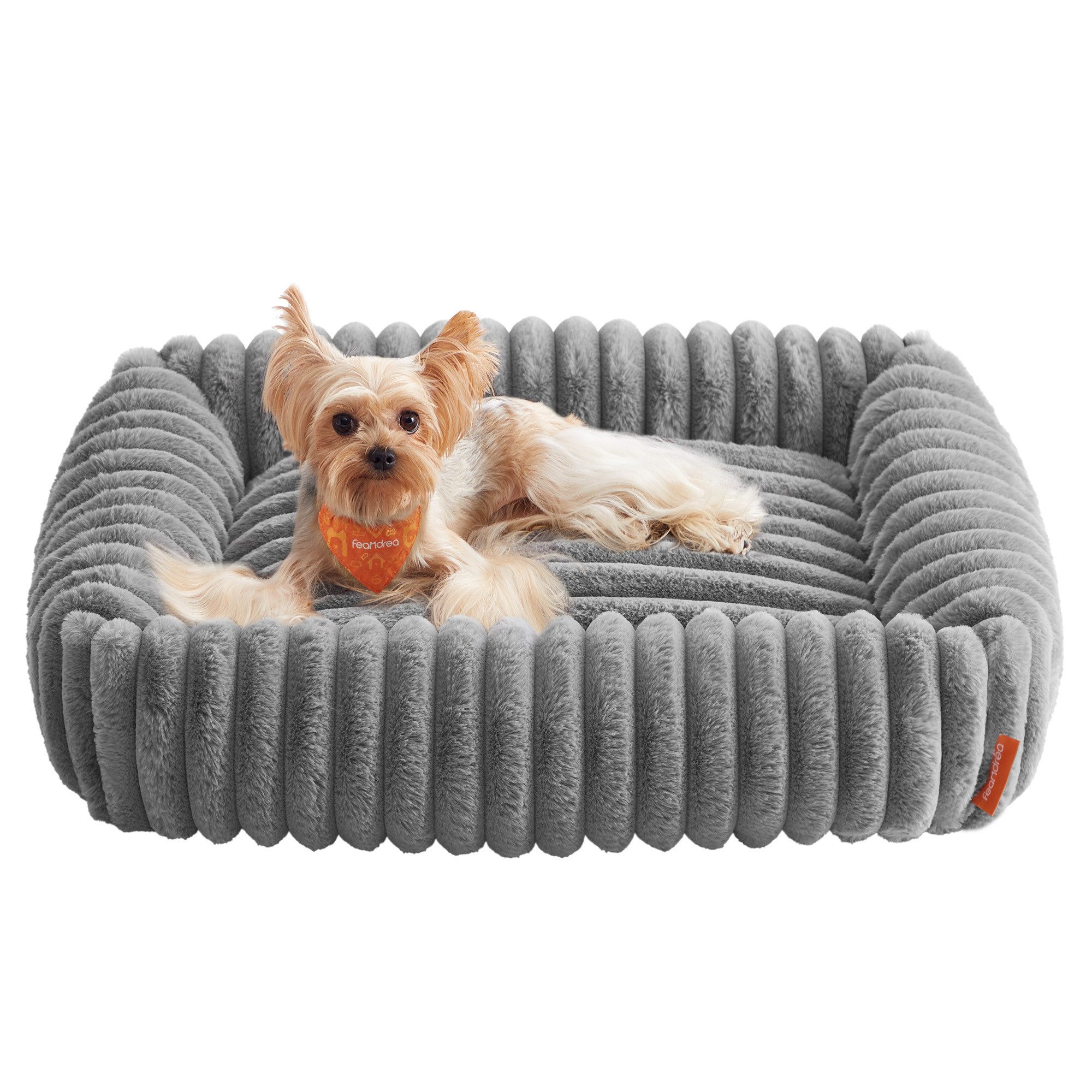 FEANDREA Hundebett, mittelgroßes orthopädisches Hundekörbchen, Hundekissen günstig online kaufen