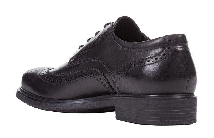 Geox U DUBLIN B Schnürschuh Business Schuh, Anzugschuh mit Blockabsatz