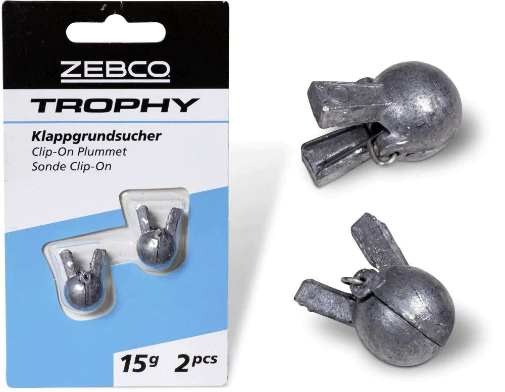 Zebco Angelgewicht Zebco Klappgrundsucher Clip On Plummet 25g