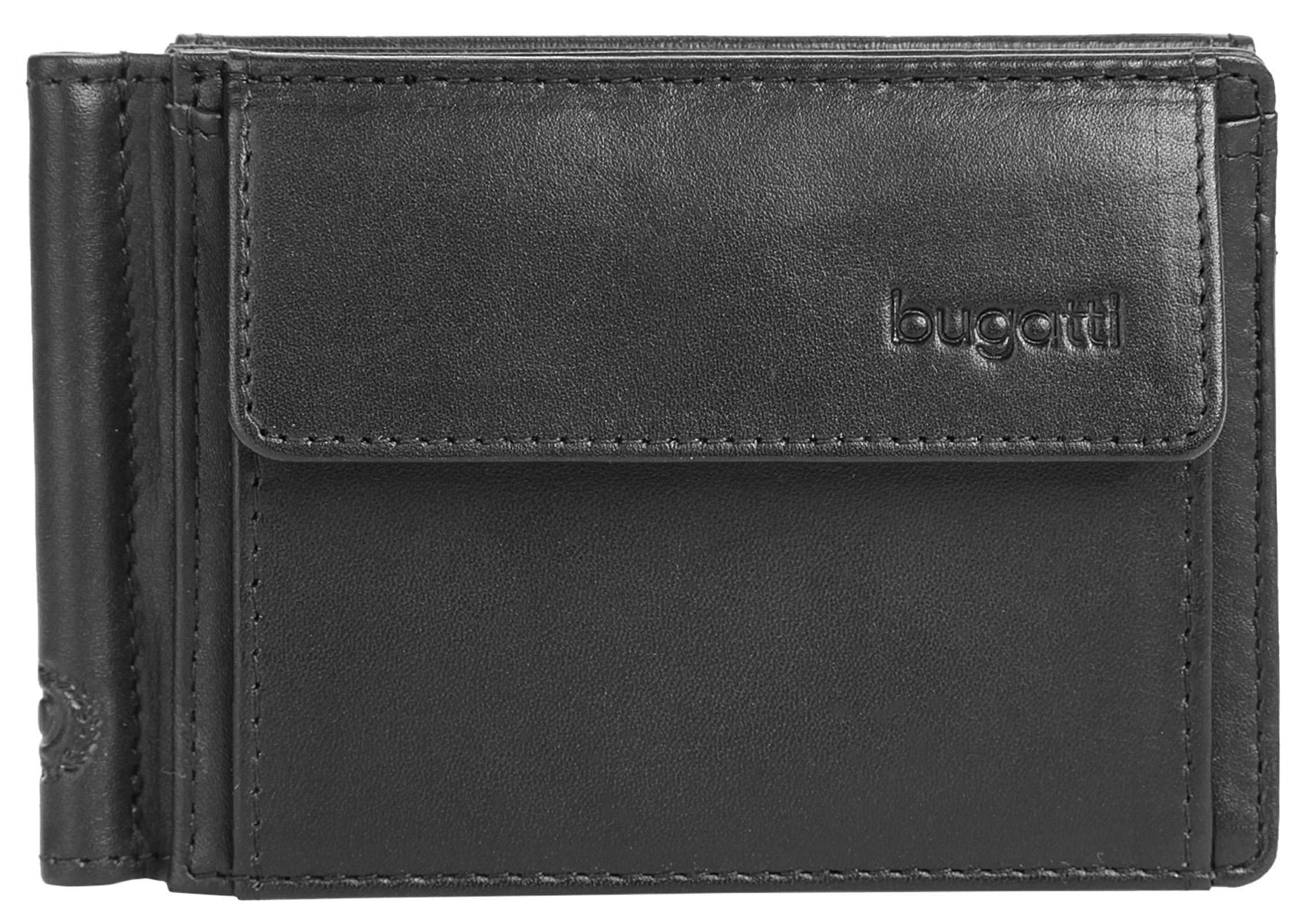 bugatti Geldbörse PRIMO, echt Leder, Höhe 7,5 cm x Breite 11,5 cm x Tiefe 2  cm