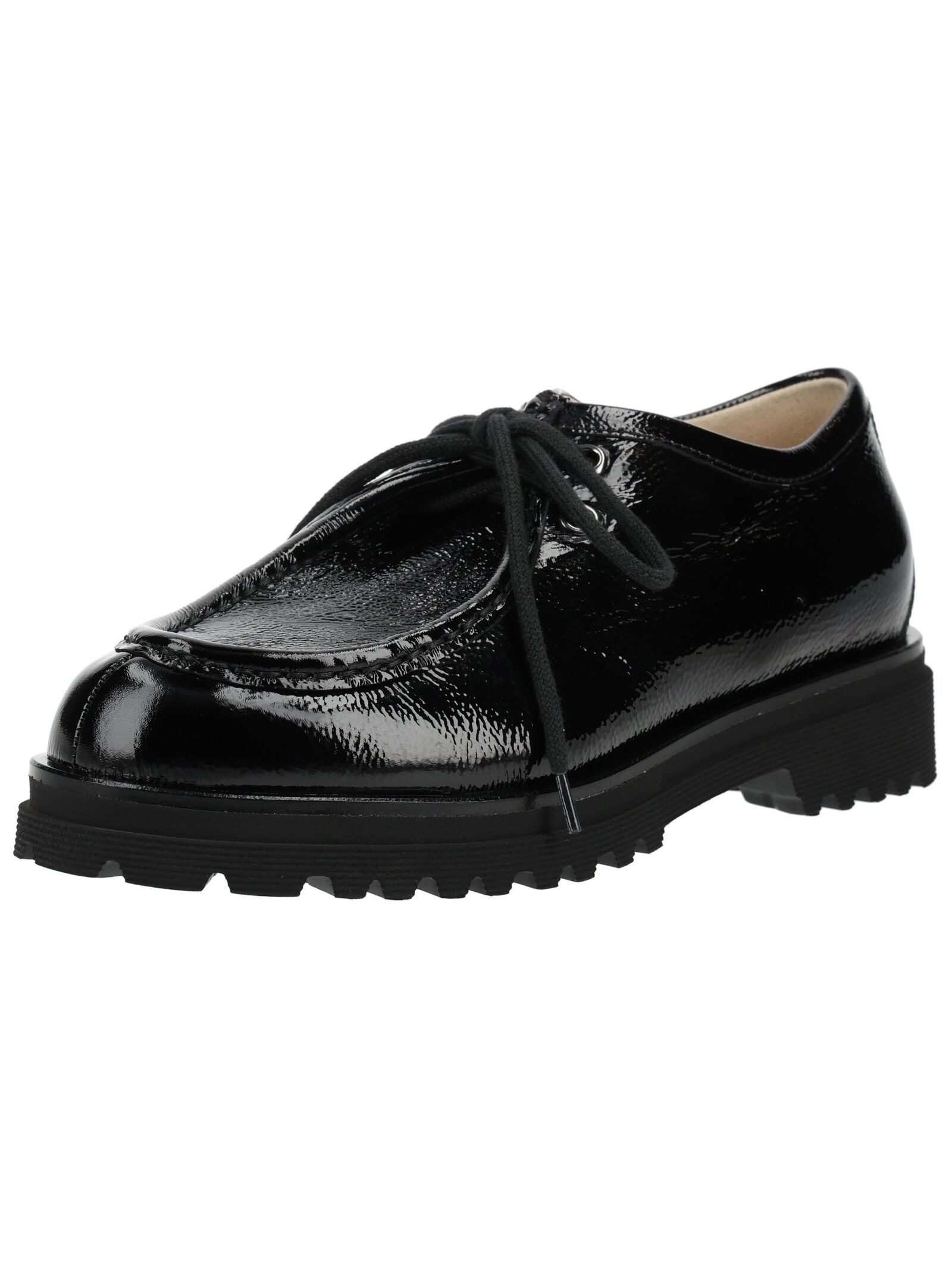 Hassia Halbschuhe Leder . Schnürschuh