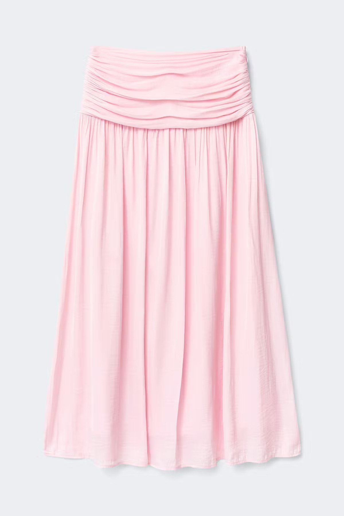 Gina Tricot Maxirock Dropped waist skirt - Rock Damen - Maxirock - Plisseerock
