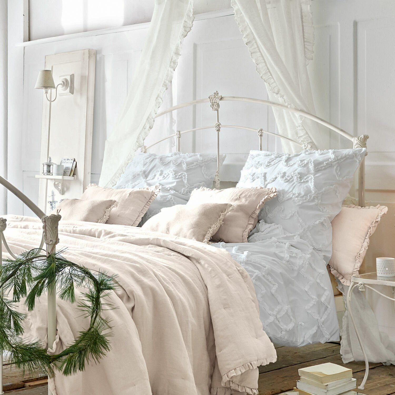Mirabeau Kissenhülle Kissenhülle 2er Set Iriga rosa