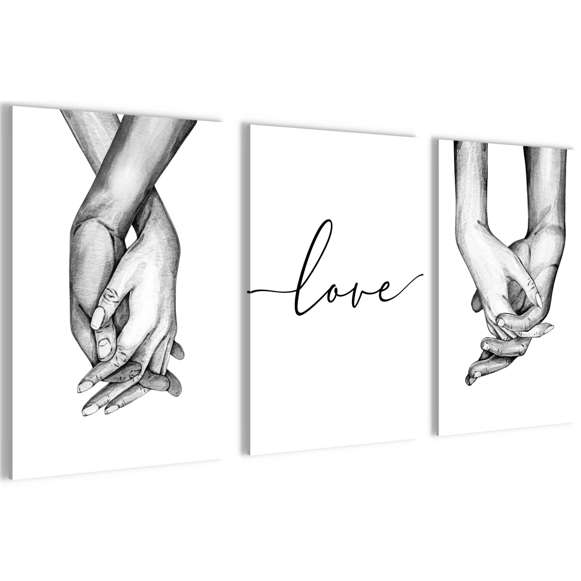 Novart Wandbild Händchenhalten