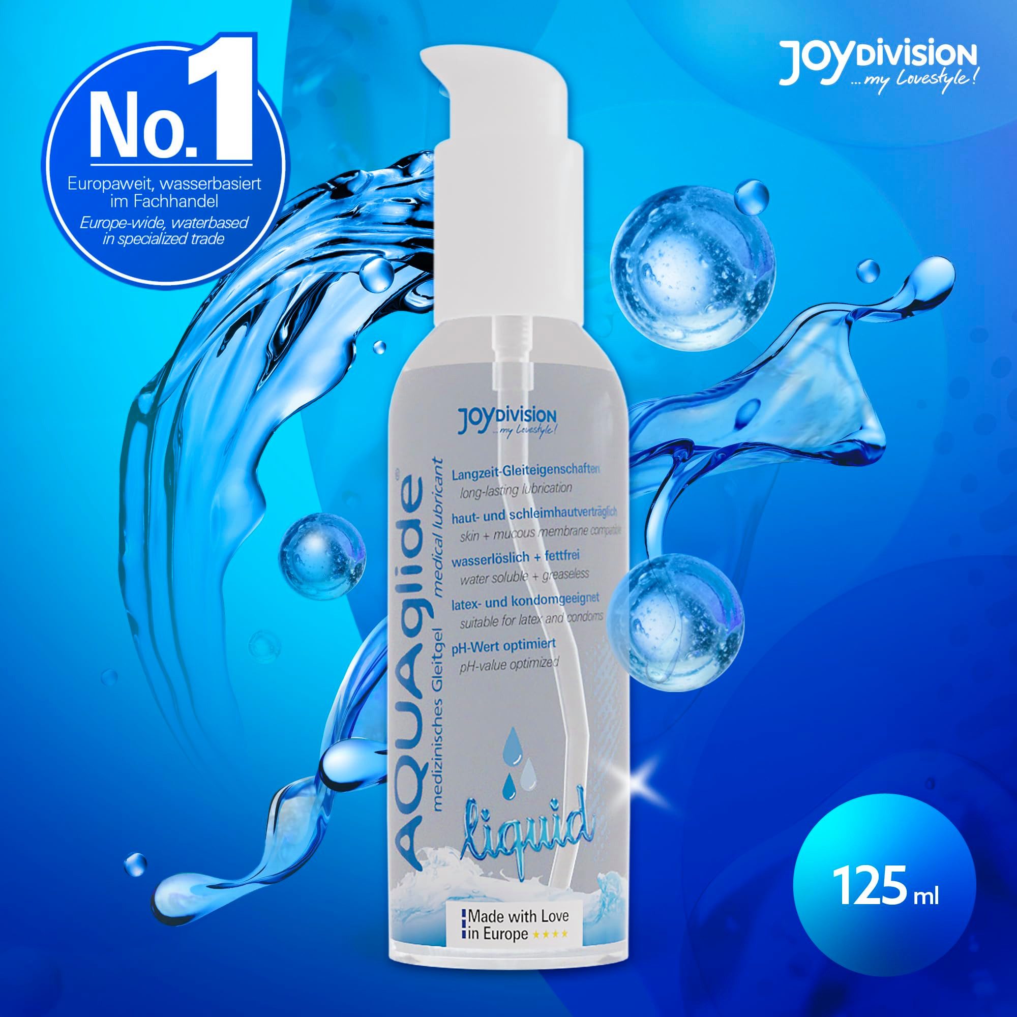 JOYDIVISION Gleitgel JOYDIVISION AQUAglide Liquid, Packung, 1-tlg.