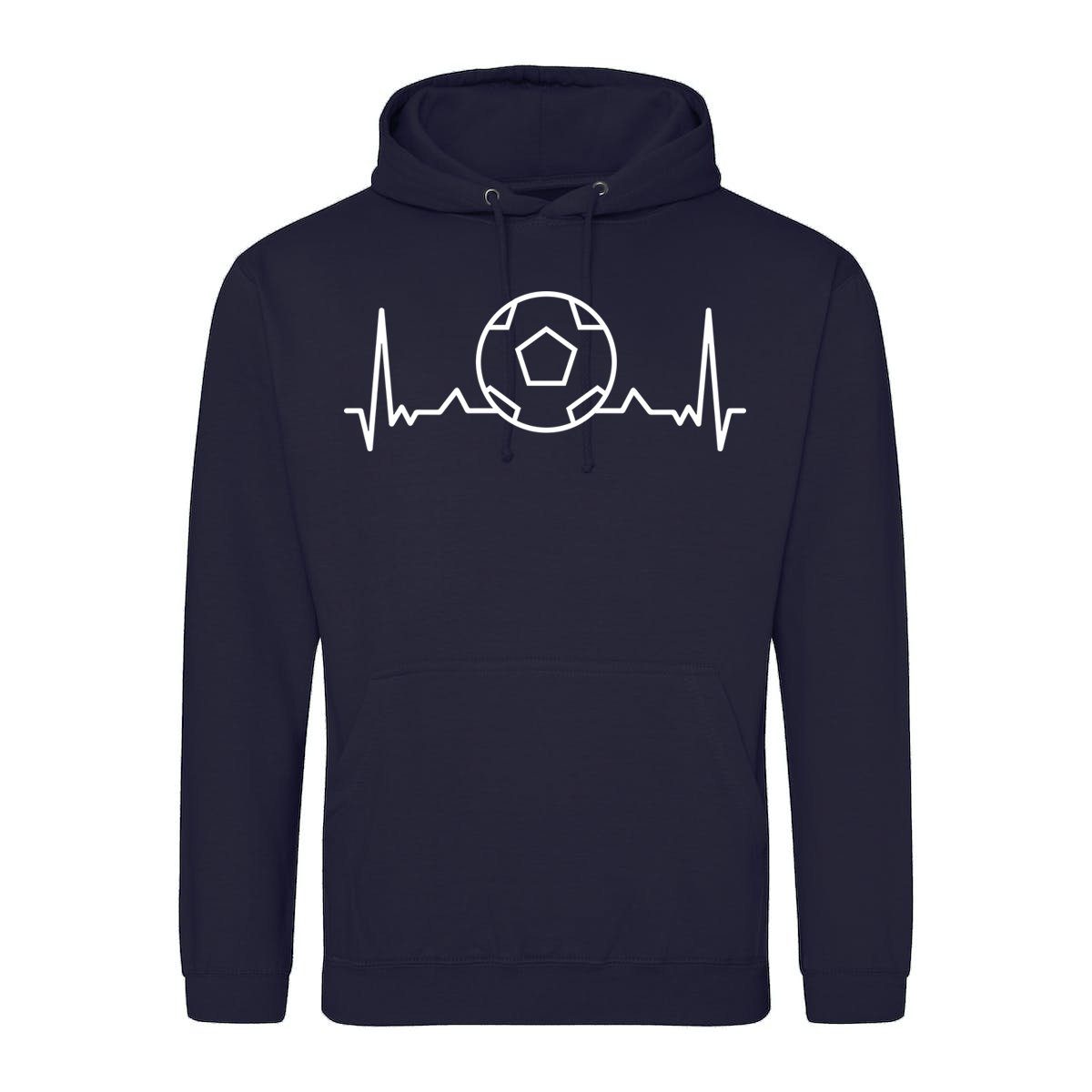 Youth Designz Kapuzenpullover Heartbeat Fußball Herren günstig online kaufen