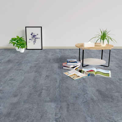 Teppichboden PVC-Fliesen Selbstklebend 5,11 m² Grau Marmor-Optik, vidaXL