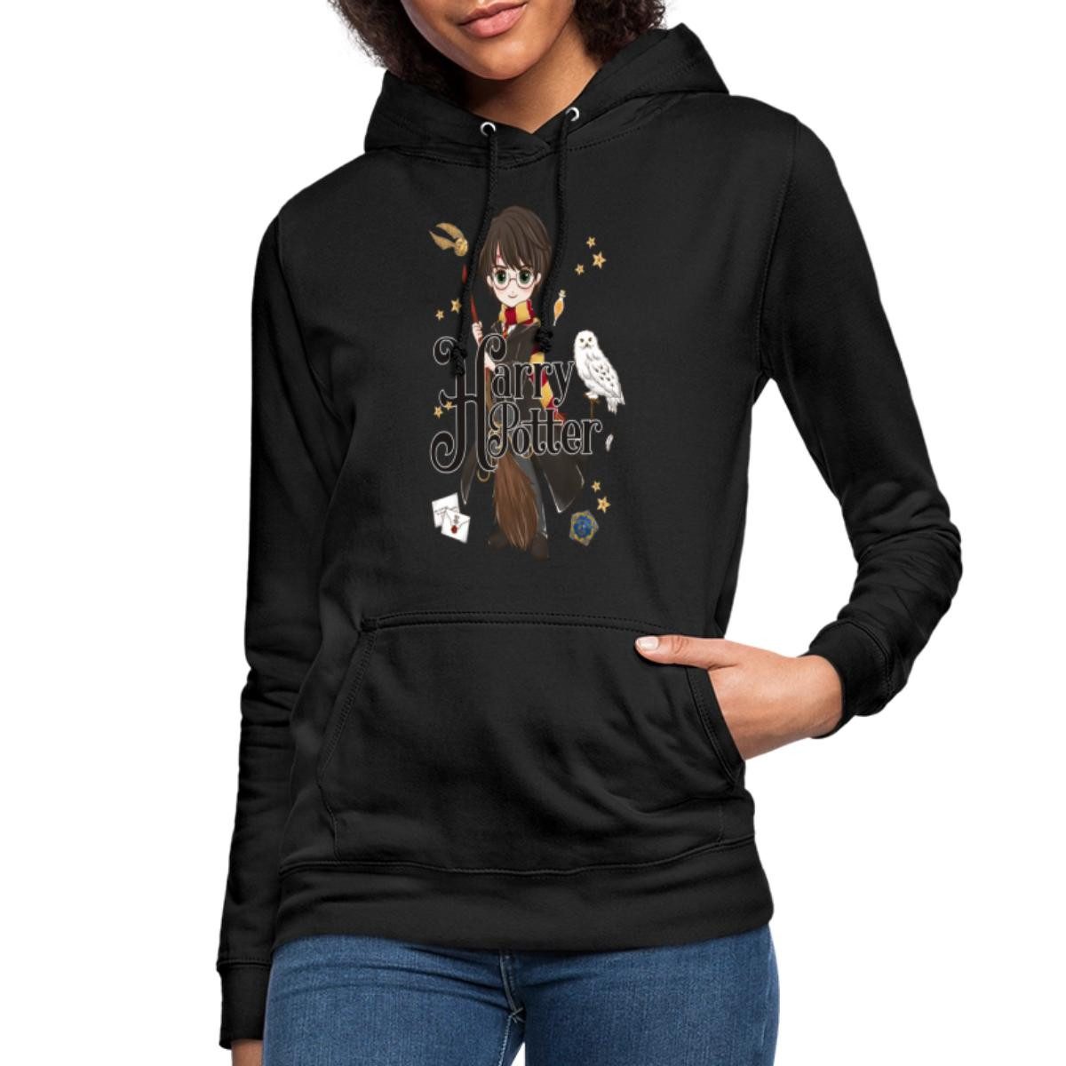 Spreadshirt Hoodie Harry Potter Elemente Damen günstig online kaufen