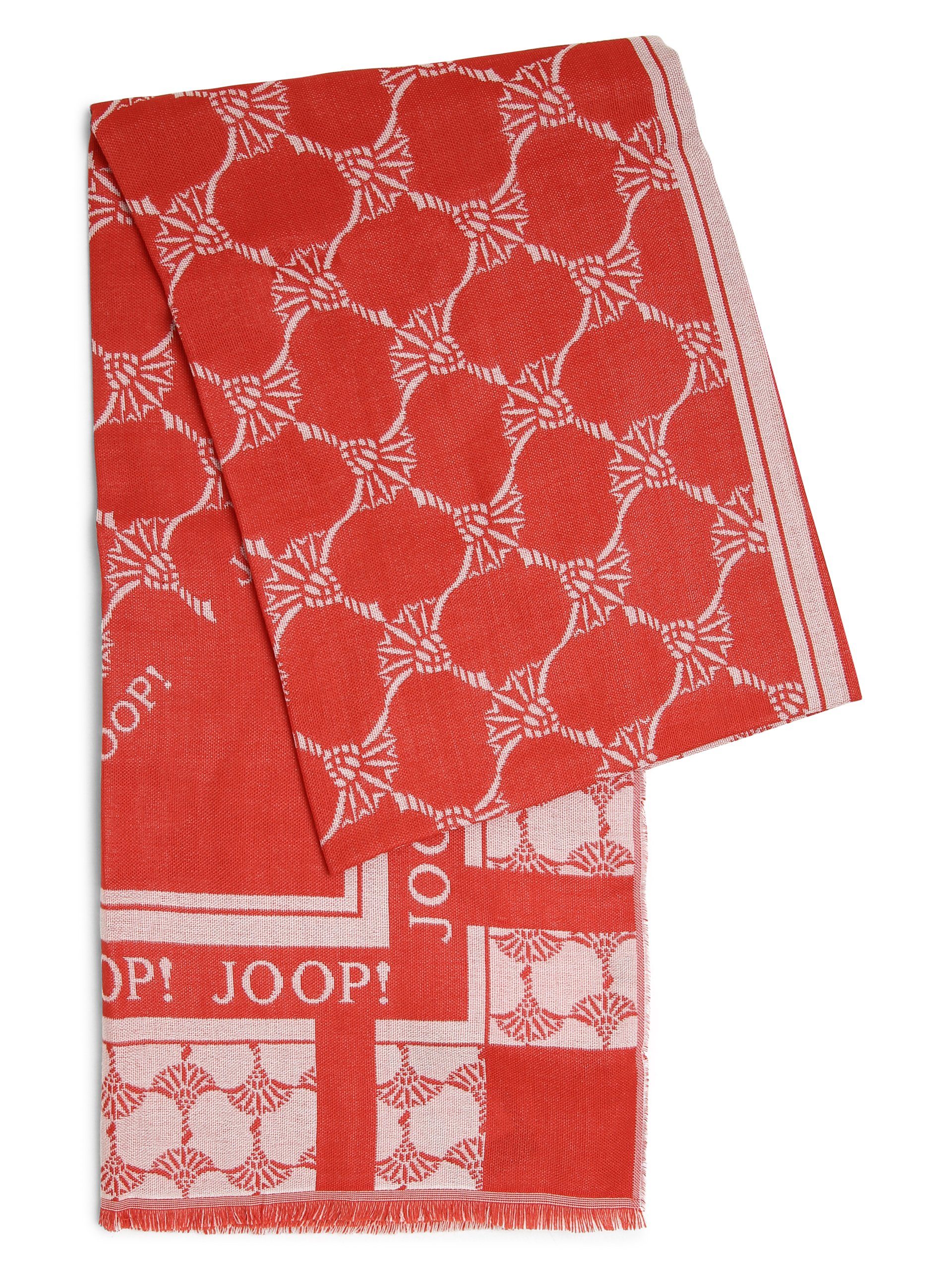 Joop! Schal rot beige