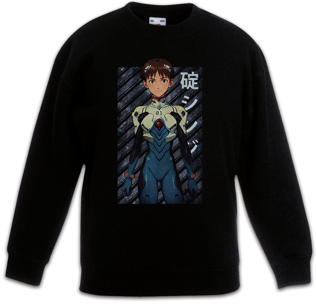 Sweatshirt Shinji Ikari Kinderpullover Genesis Nerv Asuka Neon Gendo Evangelion