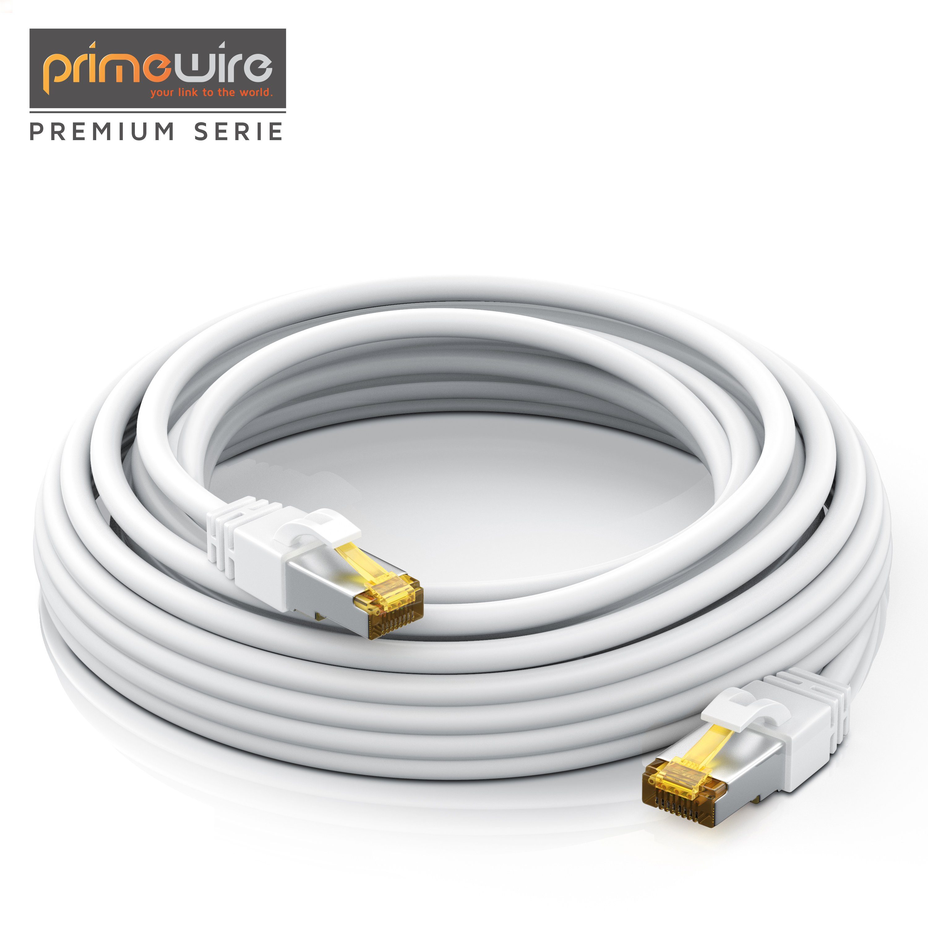 Primewire Gigabit Ethernet S/FTP Netzwerkkabel, 10000 Mbit/s, Patchkabel - 2m LAN-Kabel, CAT.7, RJ-45 (Ethernet) (200 cm), für Router, Modem, Switch, PC, ideal  – Bild 4 von 5
