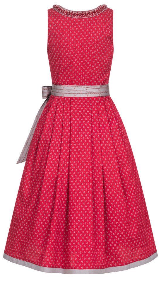 Nübler Dirndl Dirndl midi Terres in Rot von Nübler - Rocklänge 70 cm
