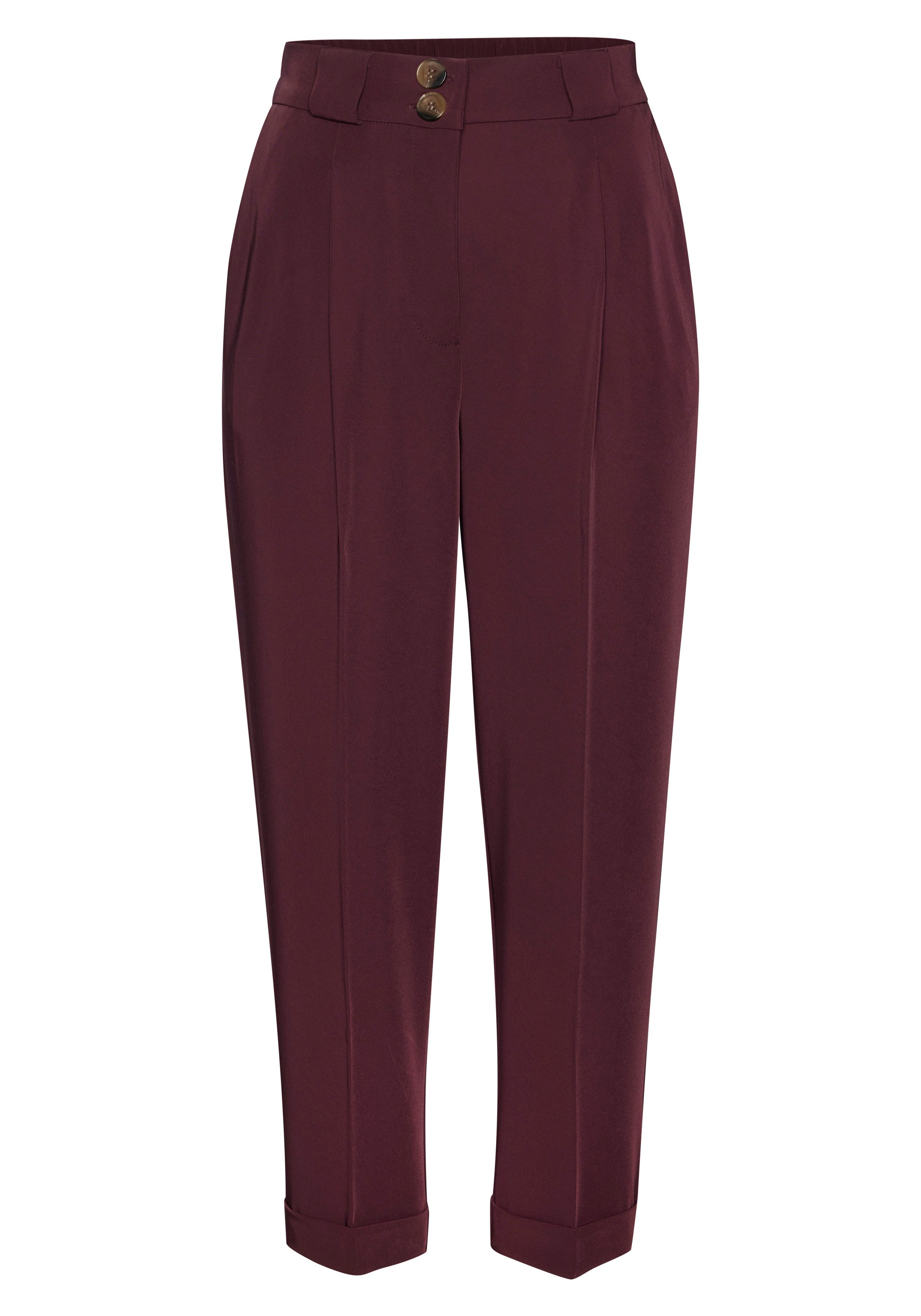 LASCANA 7/8-Hose mit Bügelfalten, schmales Bein. Reduzierter Preis € 39,99. Unverbindliche Preisempfehlung € 59,99