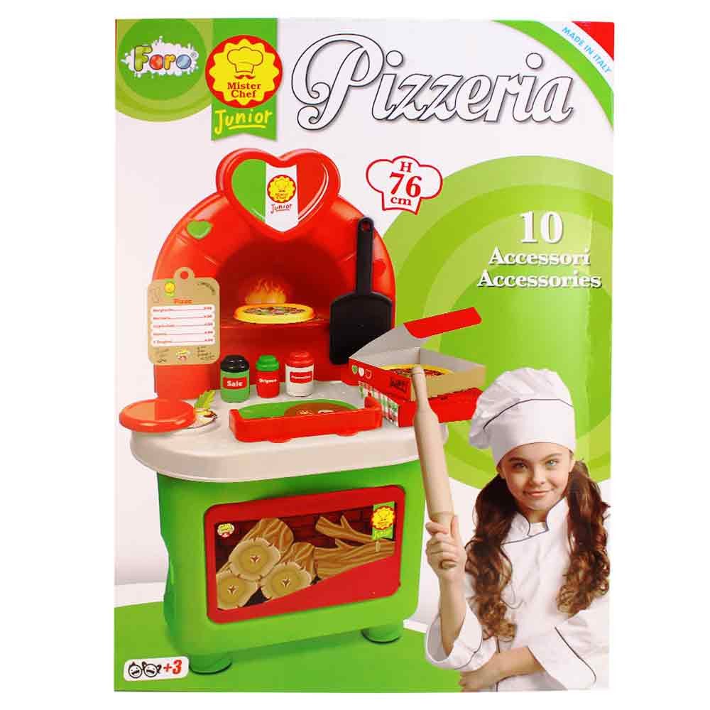 BEMIRO Kinder-Küchenset Kinder Pizzeria mit vielen Accessoires