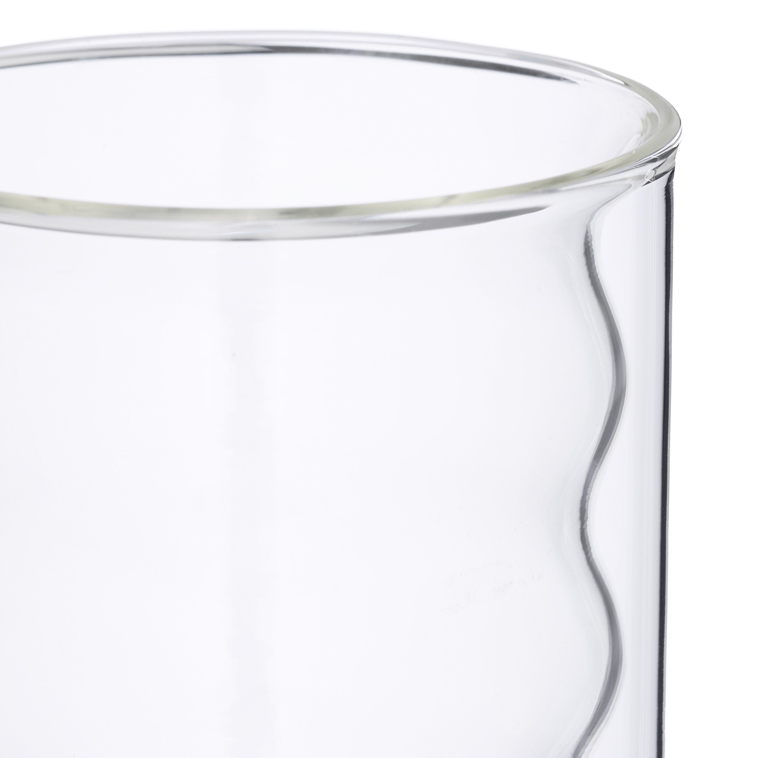 relaxdays Gläser-Set Latte Macchiato Gläser mit Löffel, 6-tlg., Glas, 6er Pack – Bild 5 von 5