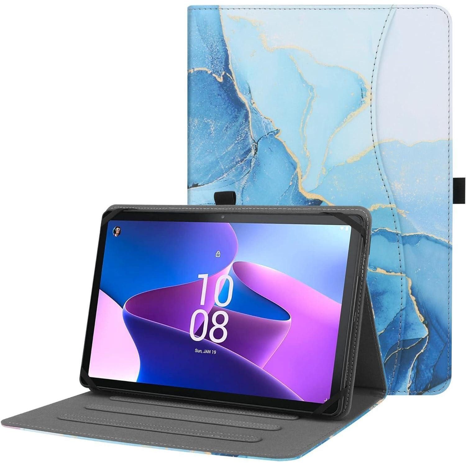 LuxusKollektion Tablet-Hülle Universal Tablet Hülle für 9-10.5 Zoll Multi-Viewing PU Stand Folio