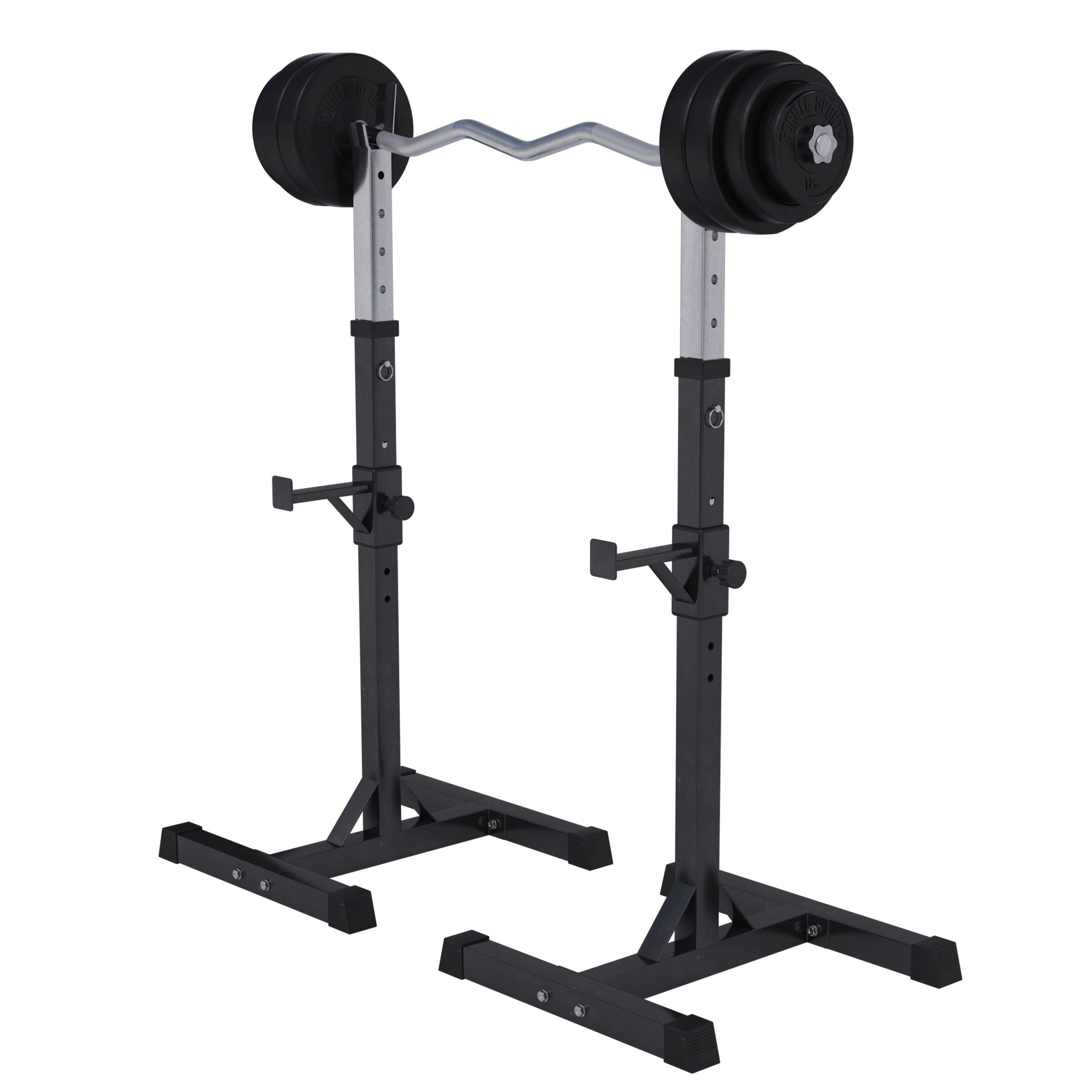 GORILLA SPORTS Langhantelständer Langhantelablage, mit Hantelset 35kg, SZ Curlstange 120cm, bis 500kg, (1-St)
