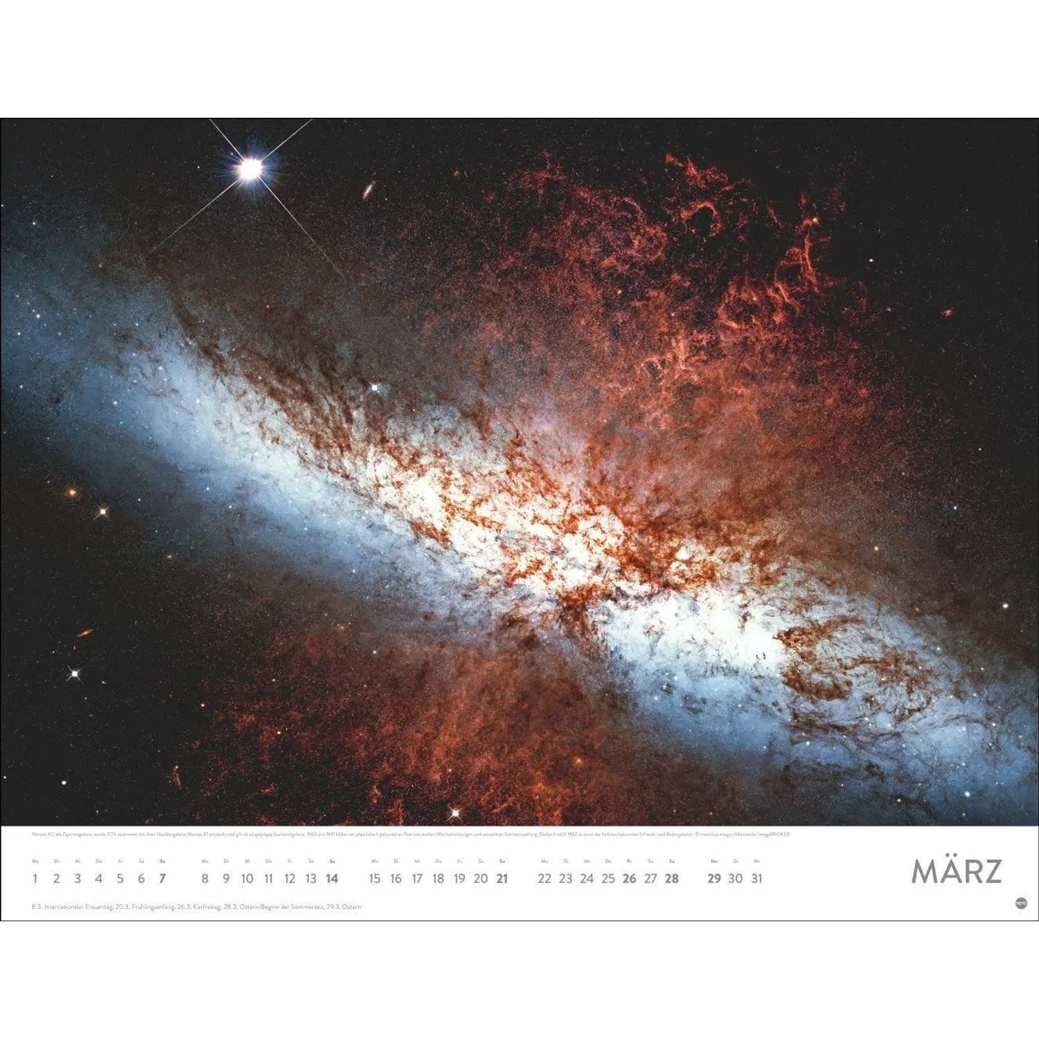 HEYE Wandkalender Das Universum Posterkalender 2027 – Bild 5 von 5