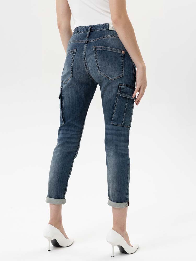 Herrlicher Stretch-Jeans HERRLICHER SHYRA Cargo Jogg Denim relaxed 5878-D9648-771 – Bild 4 von 5