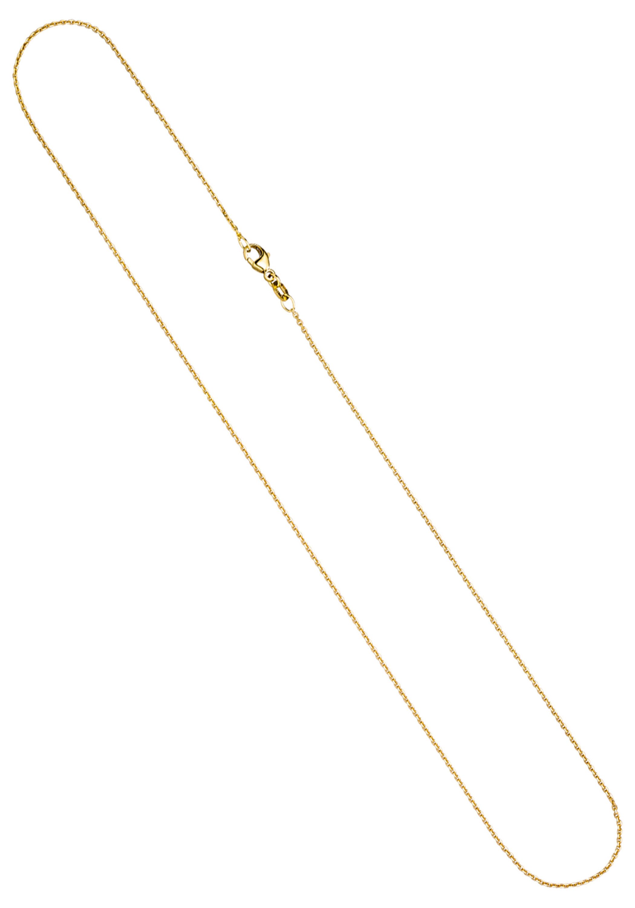 JOBO Kette ohne Anhänger Ankerkette, 750 Gold 1,1 mm 45 cm