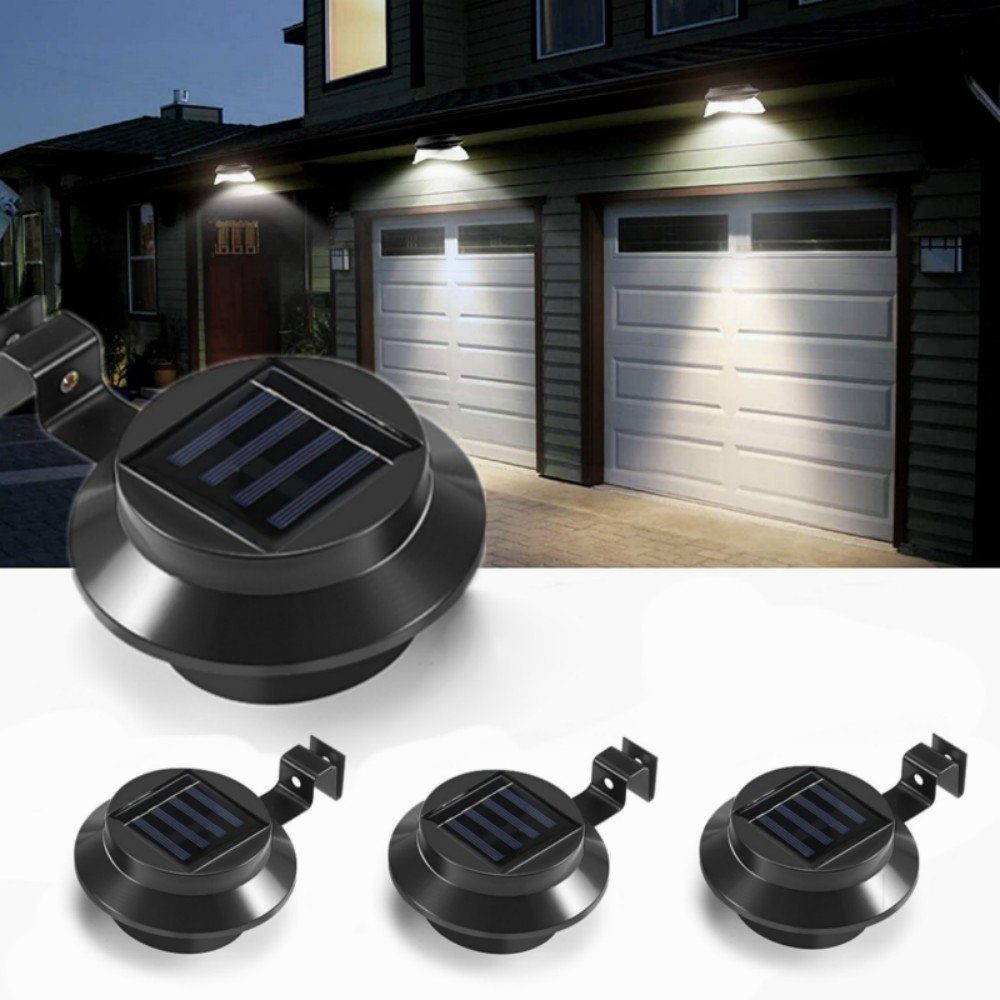 WILGOON Dachrinnenleuchten 3/6er LED Solarlicht Beleuchtung günstig online kaufen