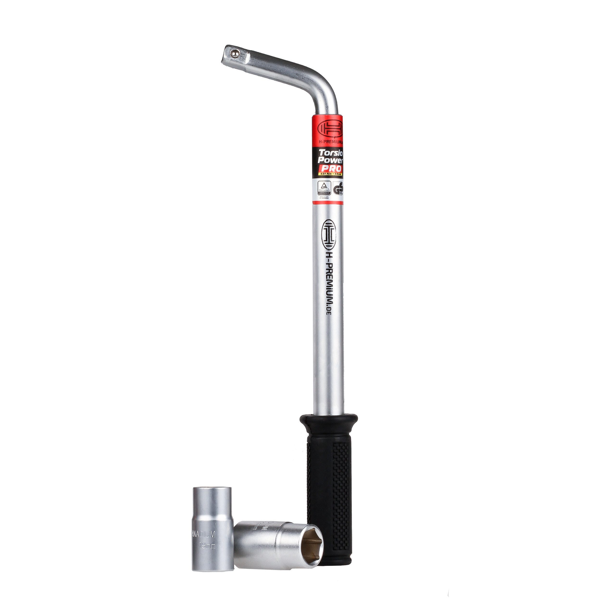 HEYNER Radmutternschlüssel Radmutterschlüssel Auto 2 Universaleinsätze 17/19 mm 21/23mm (1 St)
