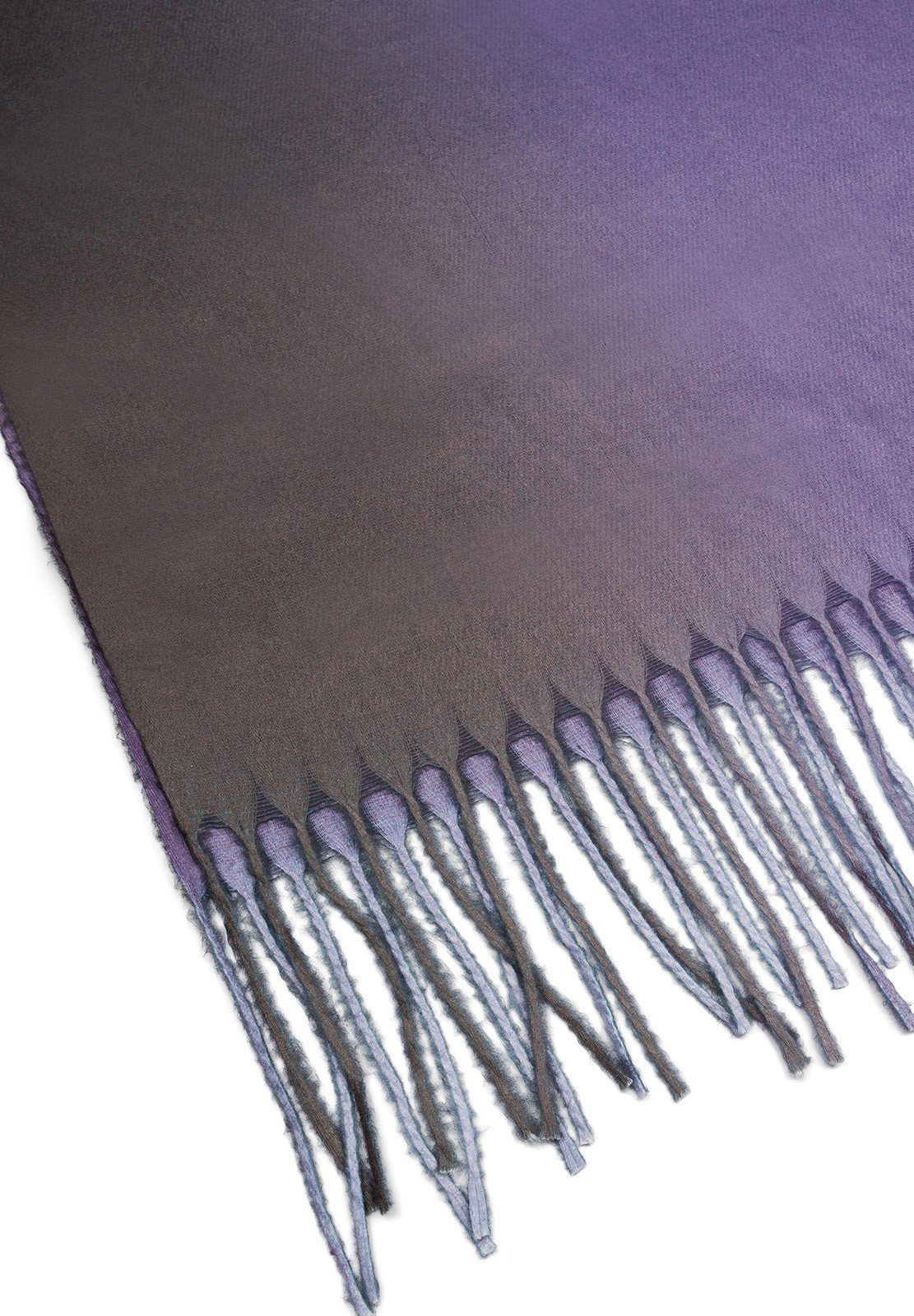 styleBREAKER Modeschal Schal mit 2-Farbigem Farbverlauf, günstig online kaufen