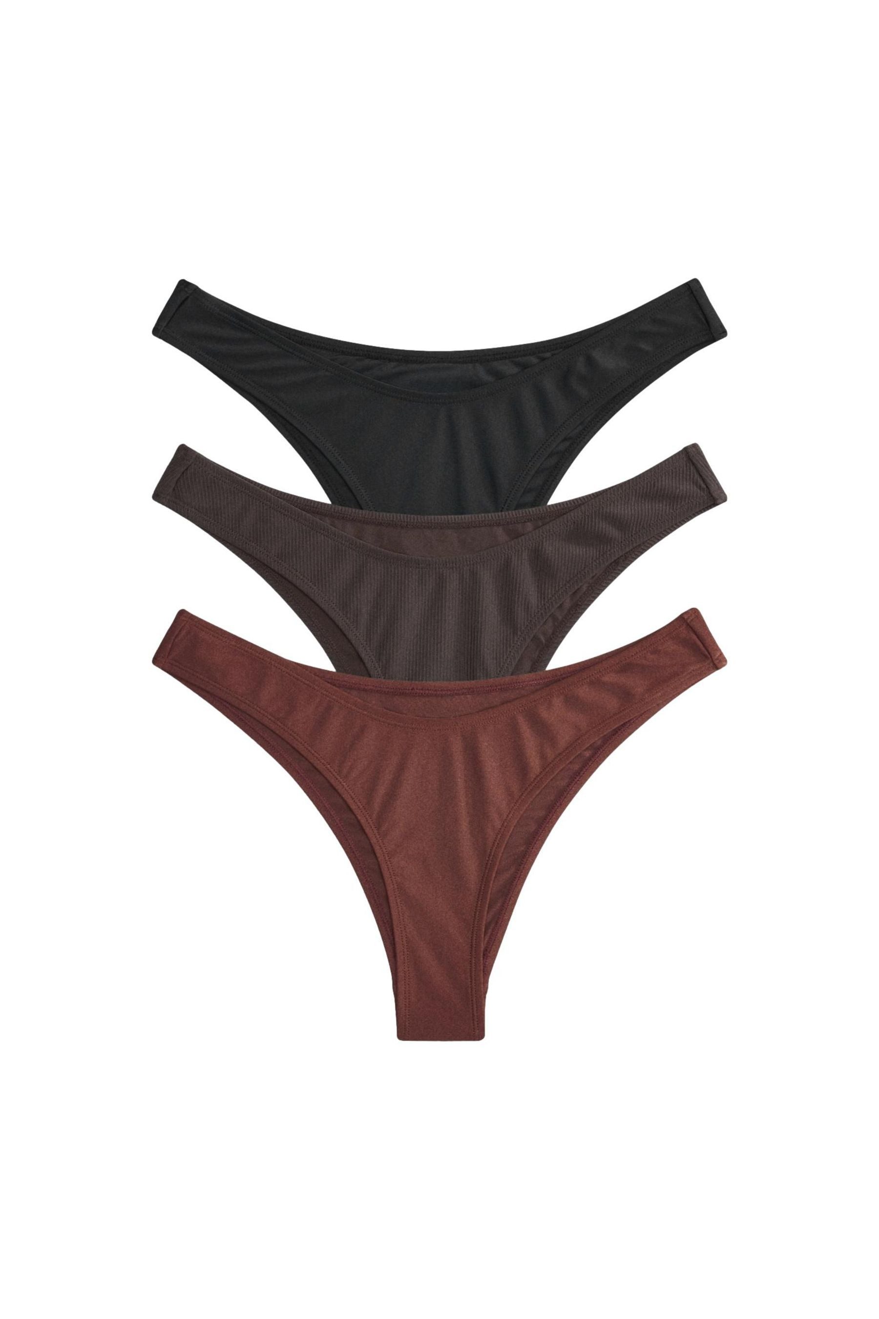The Set Bikini-Hose The Set Bikinihose mit hohem Beinschnitt, 3er-Pack (3-St)