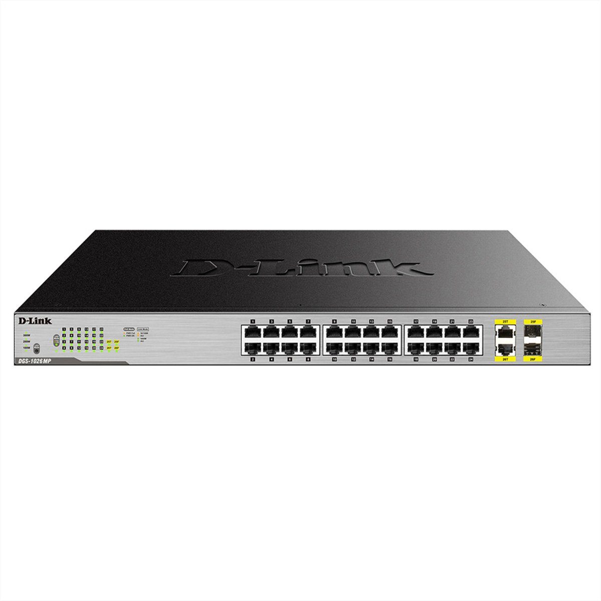 DGS-1026MP 26-Port PoE+ Gigabit Layer2 Switch Netzwerk-Switch
