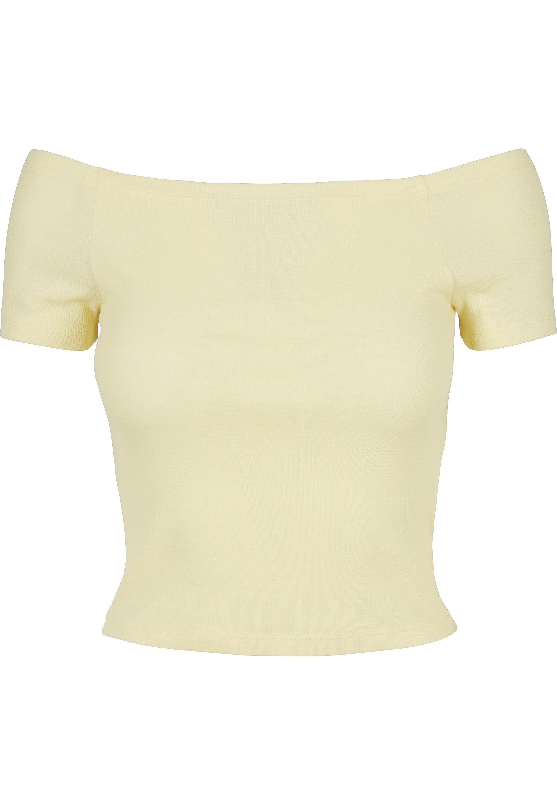 URBAN CLASSICS T-Shirt Urban Classics Damen Ladies Off Shoulder Rib Tee (1- günstig online kaufen