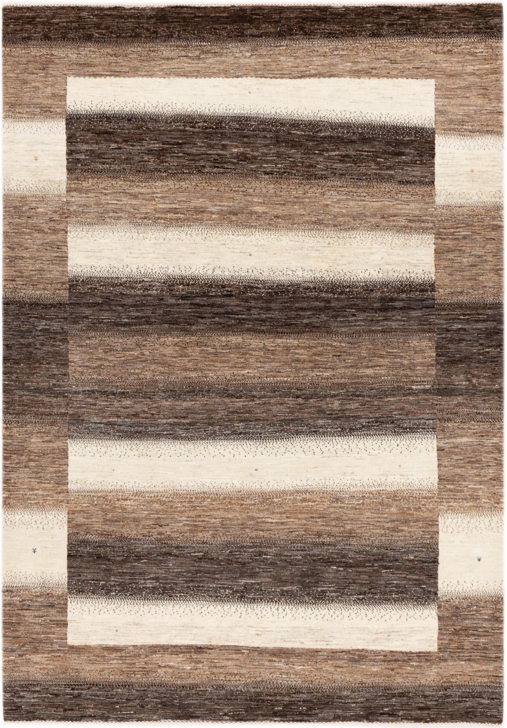 Nain Trading Designteppich Perser Gabbeh Loribaft Essence 167x240 Handgeknüpfter Moderner, rechteckig, Höhe: 12 mm