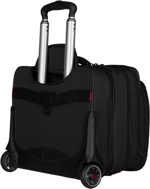 Wenger Business-Trolley Patriot II, schwarz, 2 Rollen, mit 17,3-Zoll Laptopfach & abnehmb. Tasche für Laptops bis 15,6-Zoll