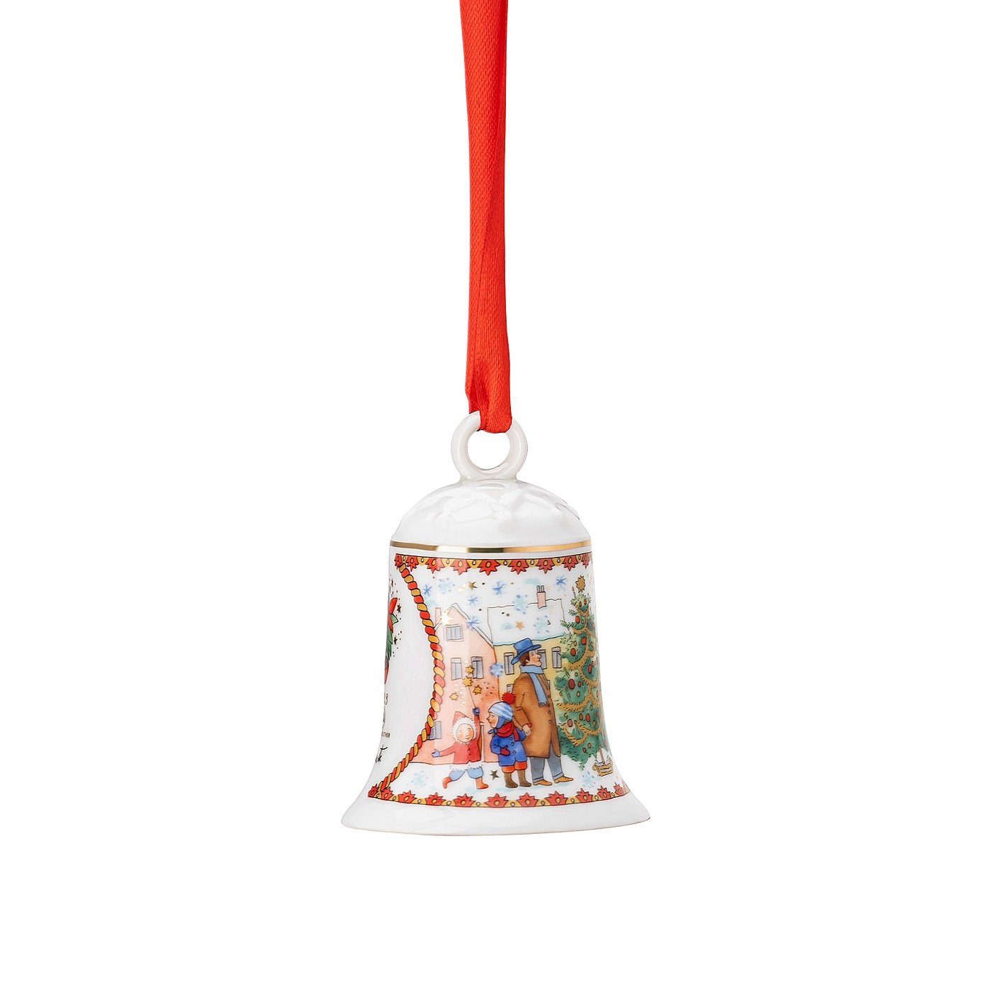 Hutschenreuther Christbaumschmuck Porzellanglocke Weihnachtsglocke 2023 in OVP (1-tlg), Sammelobjekt mit OVP (Originalverpackung)