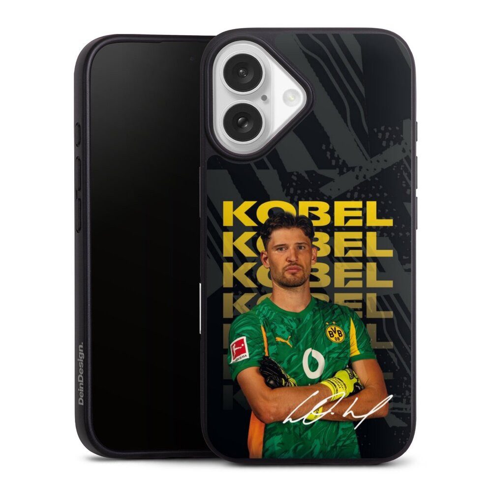 DeinDesign Handyhülle Borussia Dortmund Gregor Kobel BVB Gregor Kobel 25/26, Apple iPhone 16 Plus Organic Case Bio Hülle Nachhaltige Handyhülle