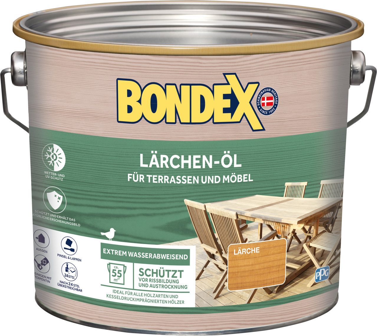 Bondex Hartholzöl Bondex Lärchen Öl 2,5 L