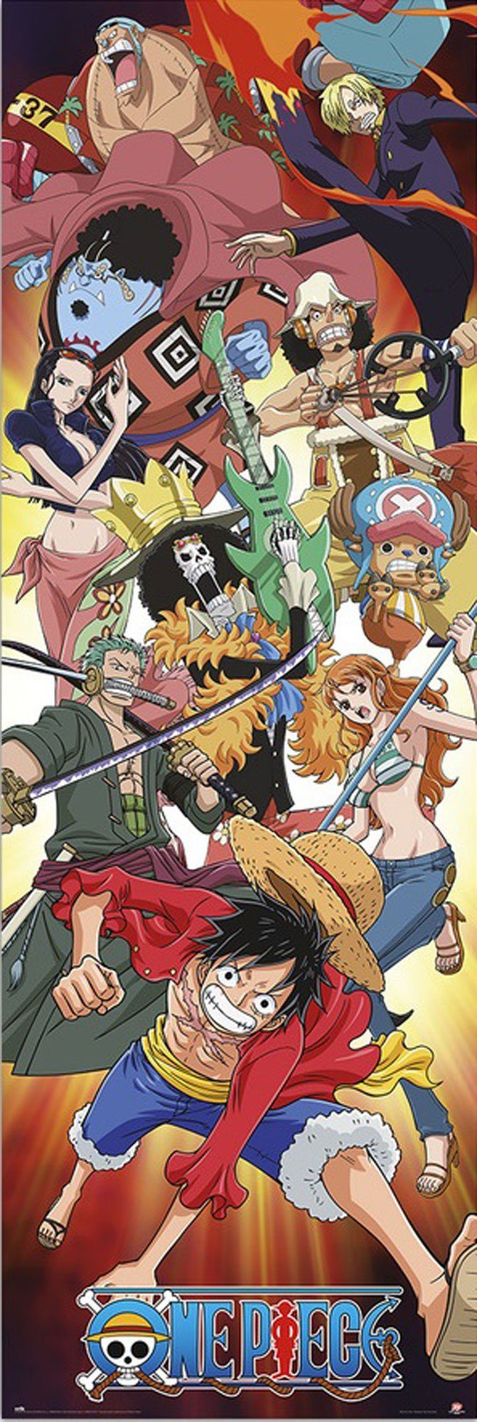 Poster One Piece - Türposter - Fight
