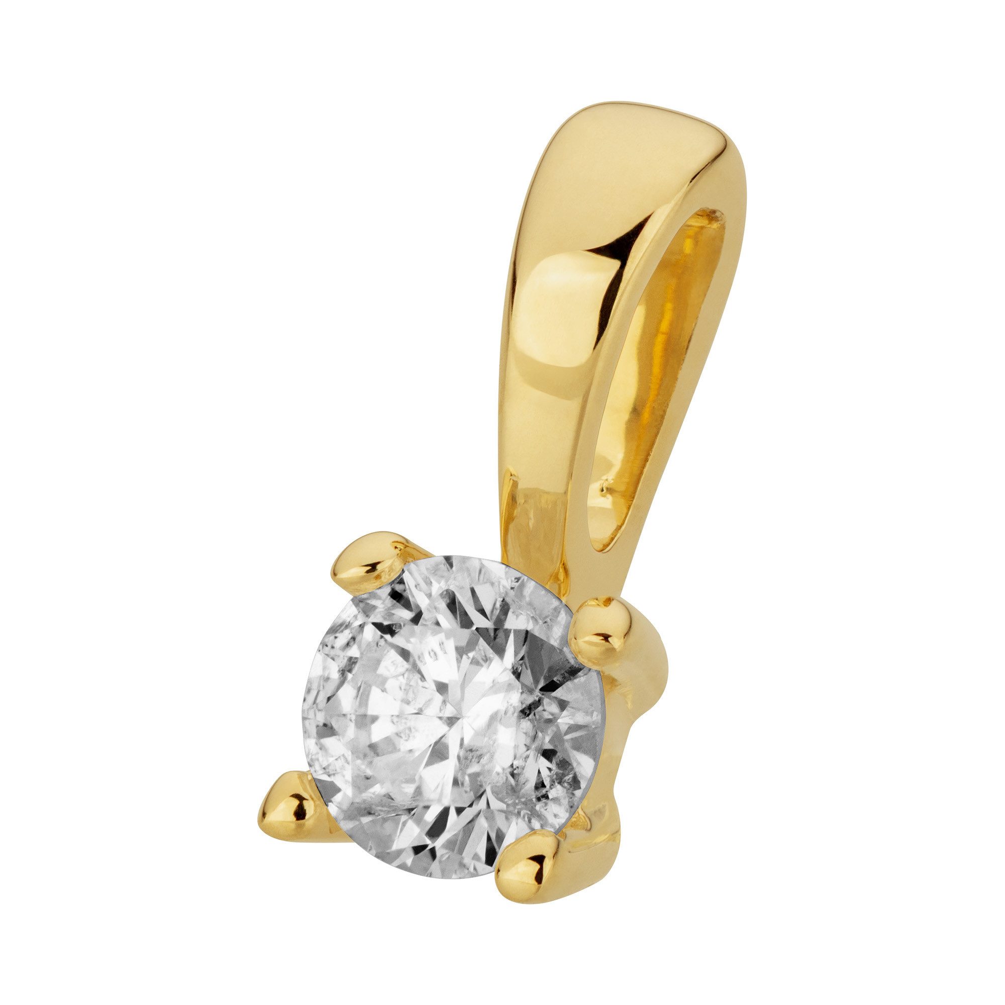 Orolino Kettenanhänger 585/- Gelbgold glanz 1 Brill. 0,10ct. H/P2 günstig online kaufen