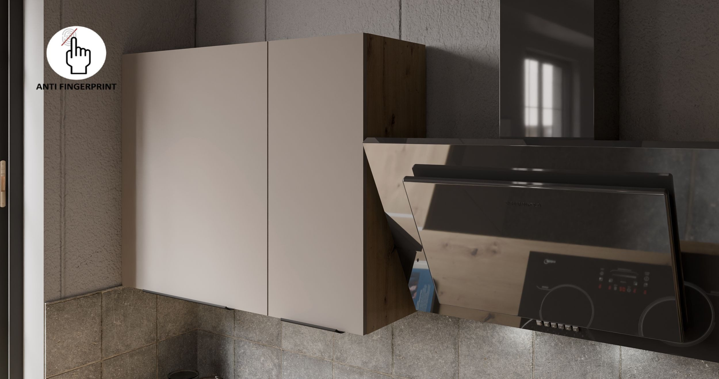 Küchen-Preisbombe Winkelküche ARIA K-AR ECKE 2 Anti Fingerprint Küche Küchenzeile Eckküche