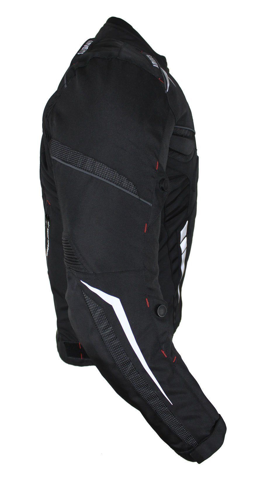 Alpha Speeds Motorradjacke Herren Biker Textil Jacke Wasserdicht Sport Touring Jacke Protektoren (Trennbare Innenjacke: All Season) Belüftungssysteme, SPORT Schwarz