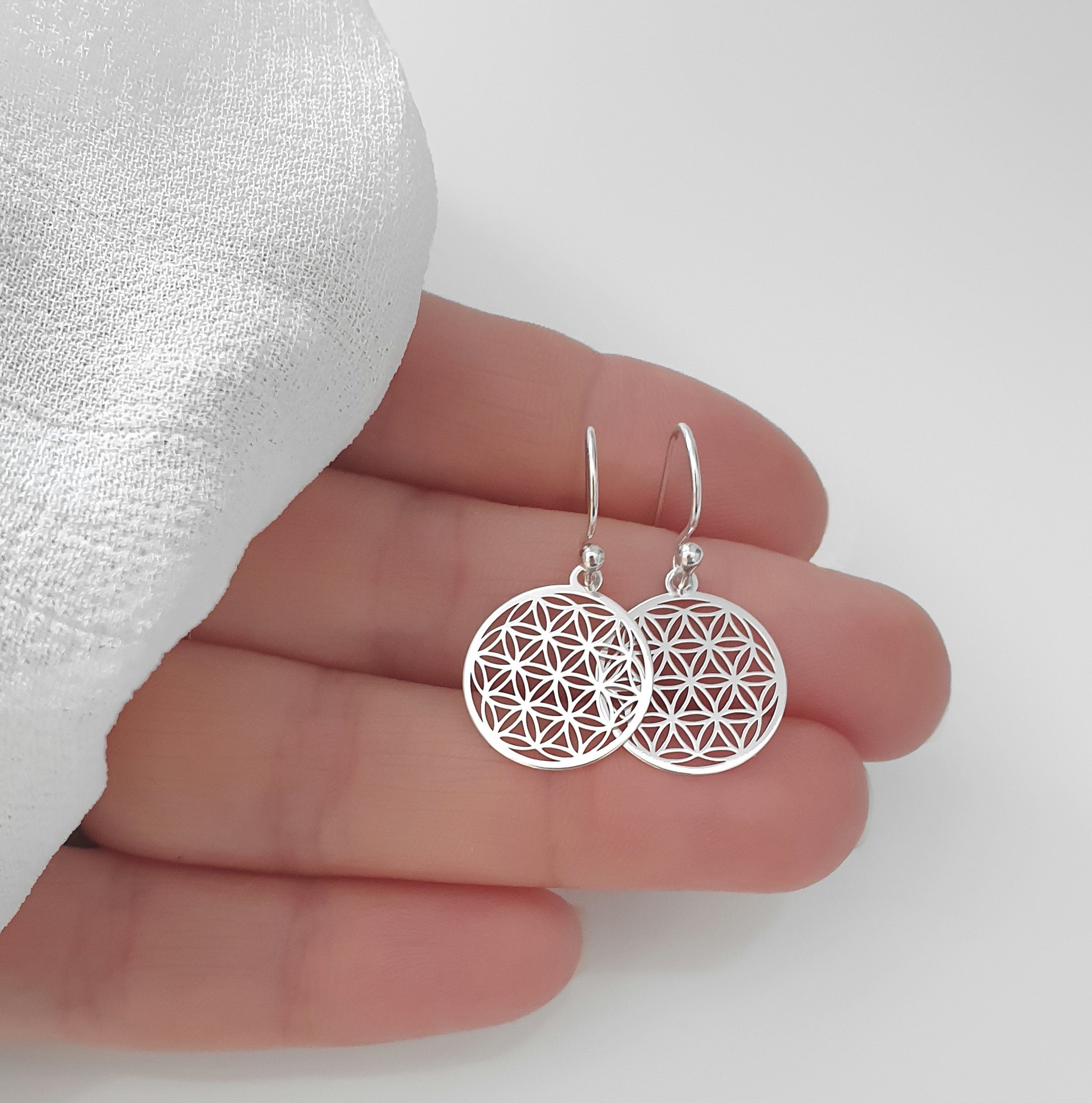 SCHOSCHON Paar Ohrhaken Ohrhaken Blume des günstig online kaufen