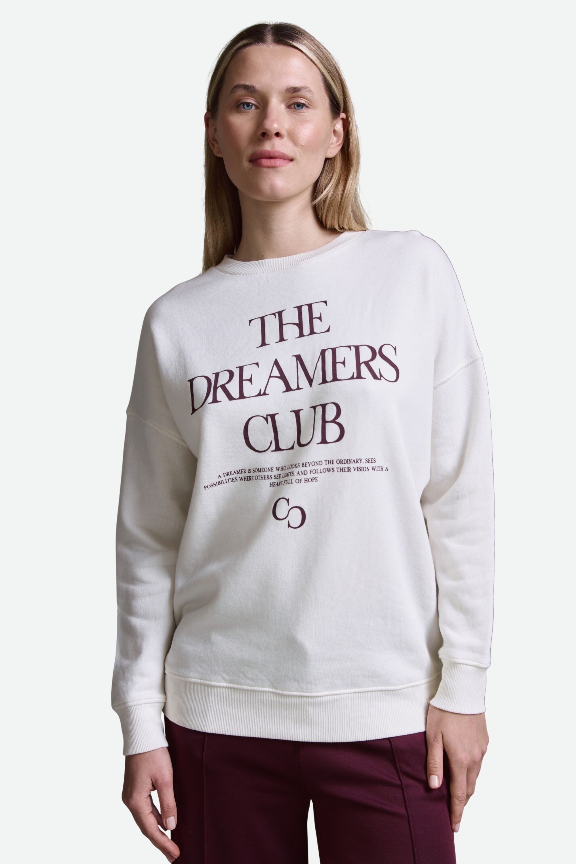 Cotton Candy Sweatshirt (1-tlg) mit Rundhalsausschnitt und Frontprint