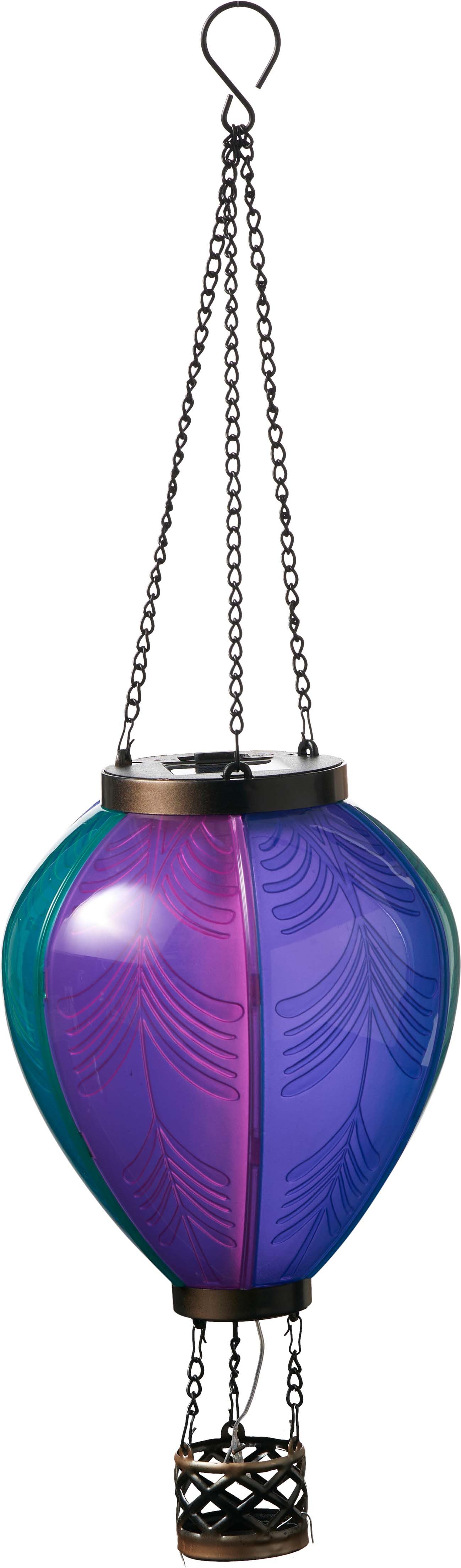 Northpoint LED-Hängeleuchte mit Solarpanel Laterne Heißluftballon günstig online kaufen