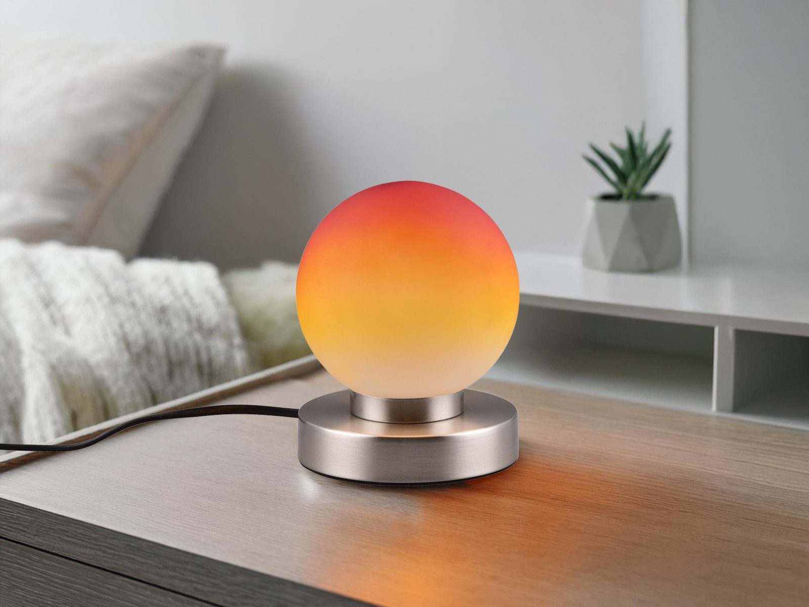 Reality Leuchten LED Nachttischlampe, Dimmfunktion, LED günstig online kaufen