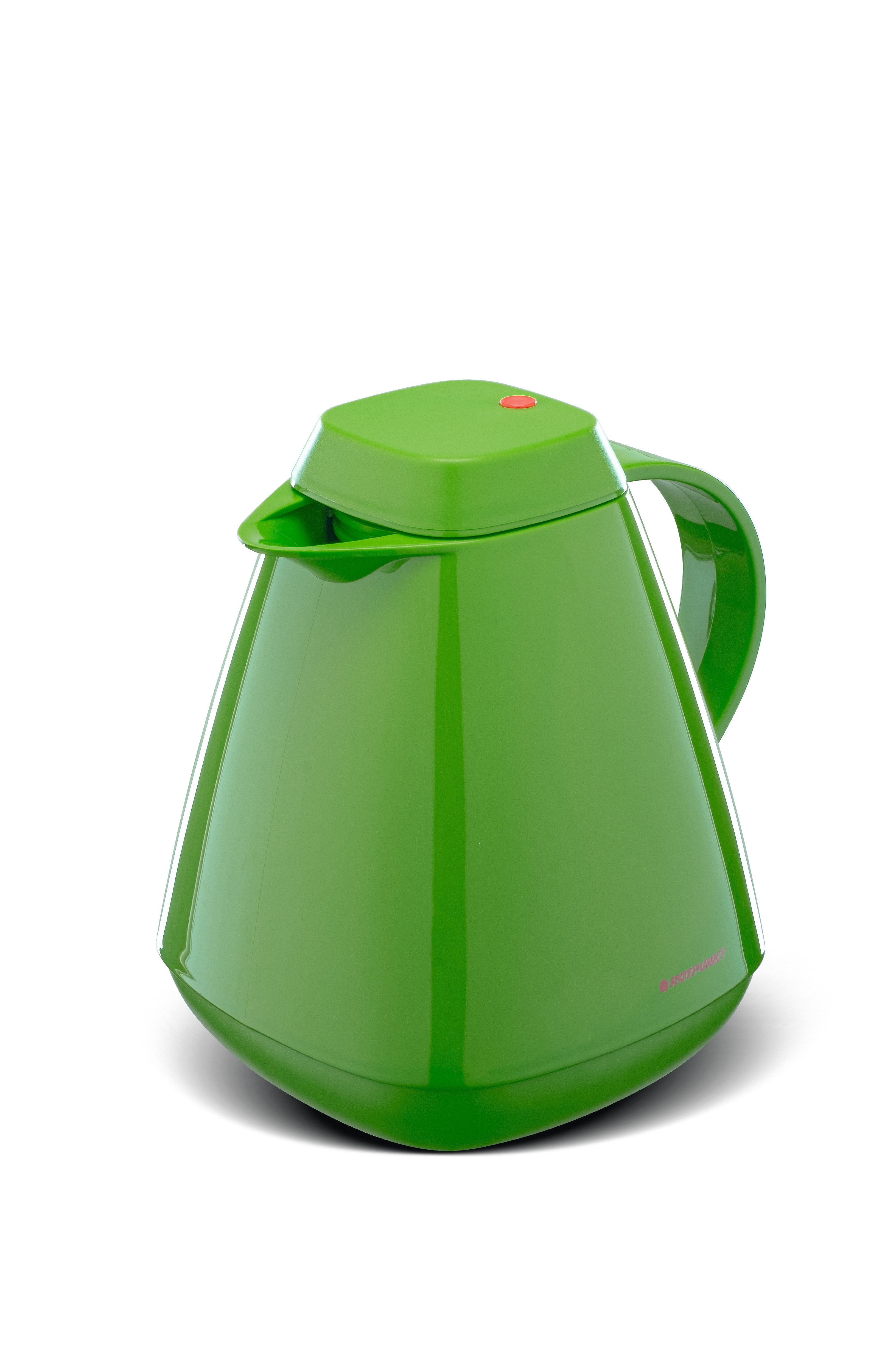 ROTPUNKT Isolierkanne 1,0 Liter 650 Glaseinsatz I hochwertig I Thermokanne I 24 Std heiß, (Kaffeekanne I Teekanne), robust und auslaufsicher