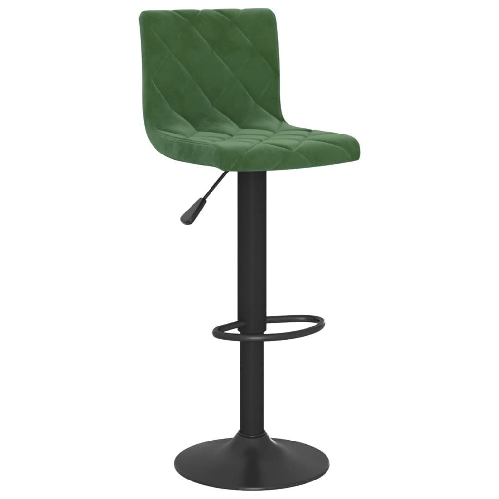 vidaXL Barhocker Barhocker 2 Stk. Dunkelgrün günstig online kaufen