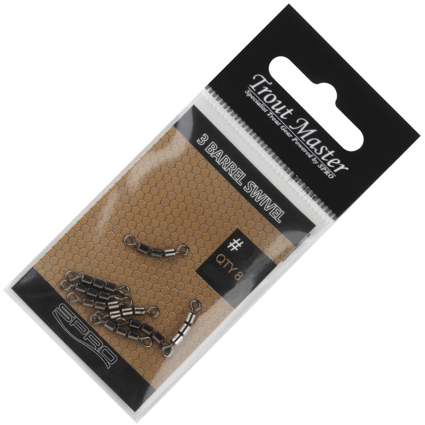 Trout Master Schnurverbinder Trout Master 3-fach Forellenwirbel - 8 Wirbel, (1-St)