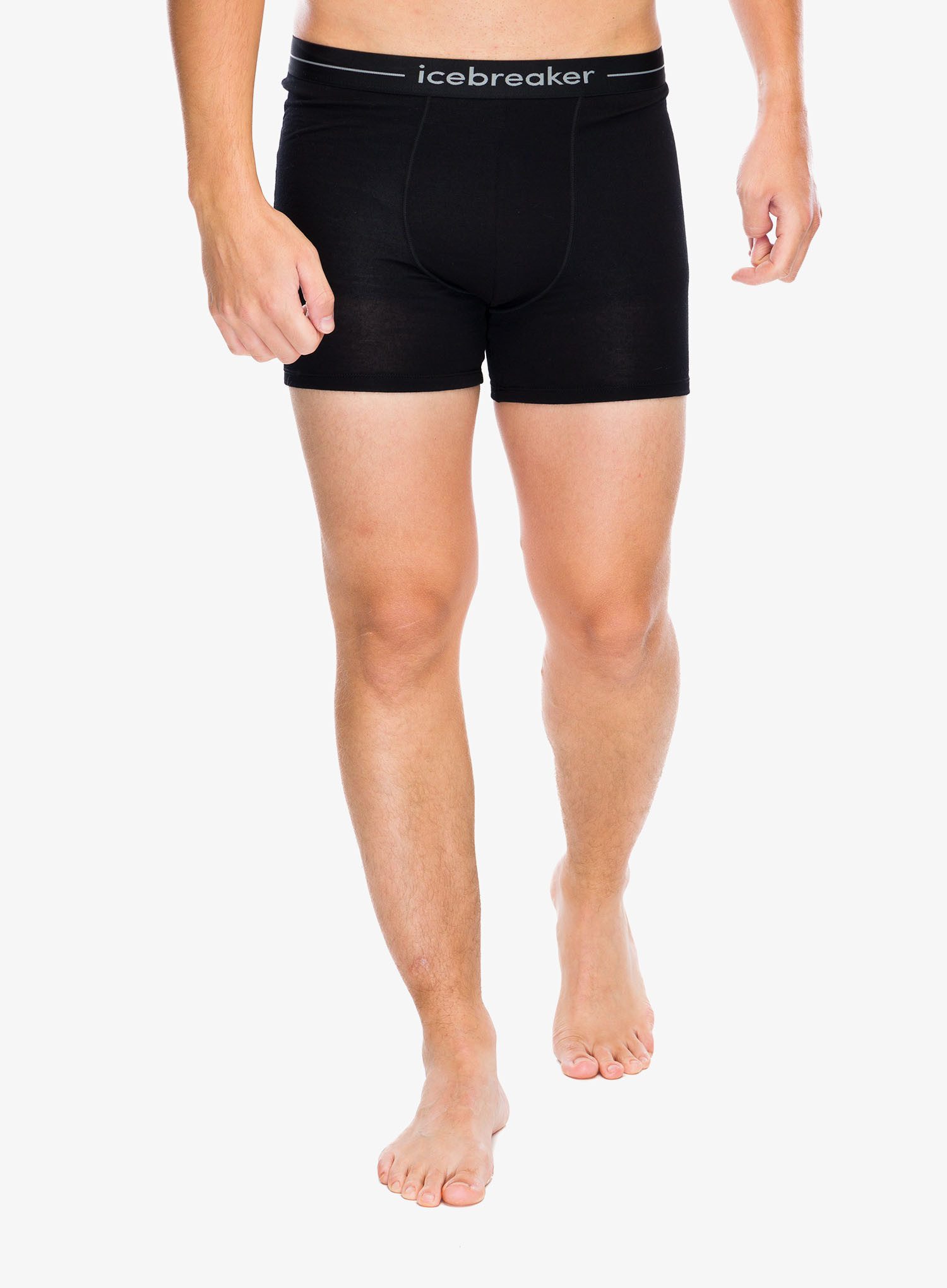 Icebreaker Boxershorts Anatomica (Merinowolle) 2024 Unterwäsche schwarz Herren