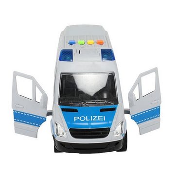 Toi-Toys Spielzeug-Krankenwagen Polizeibus mit Licht Sound und Türen zum öffnen